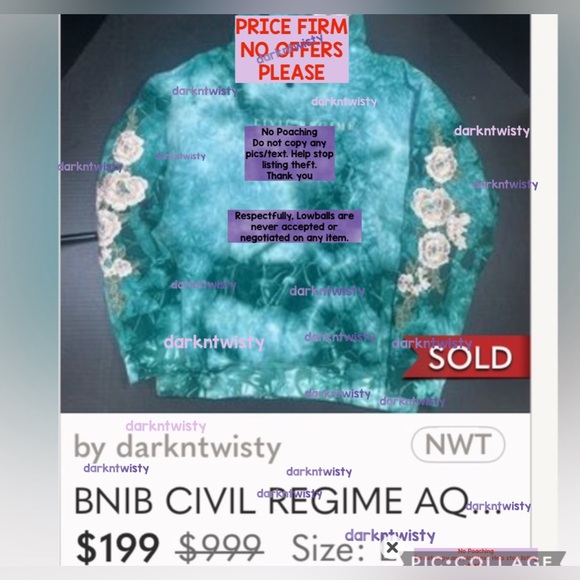 BNWT CIVIL REGIME BLACK ROSE HOODIE LAVENDER DREAM WASH LRG MENS HOODIE UNISEX - Picture 14 of 15